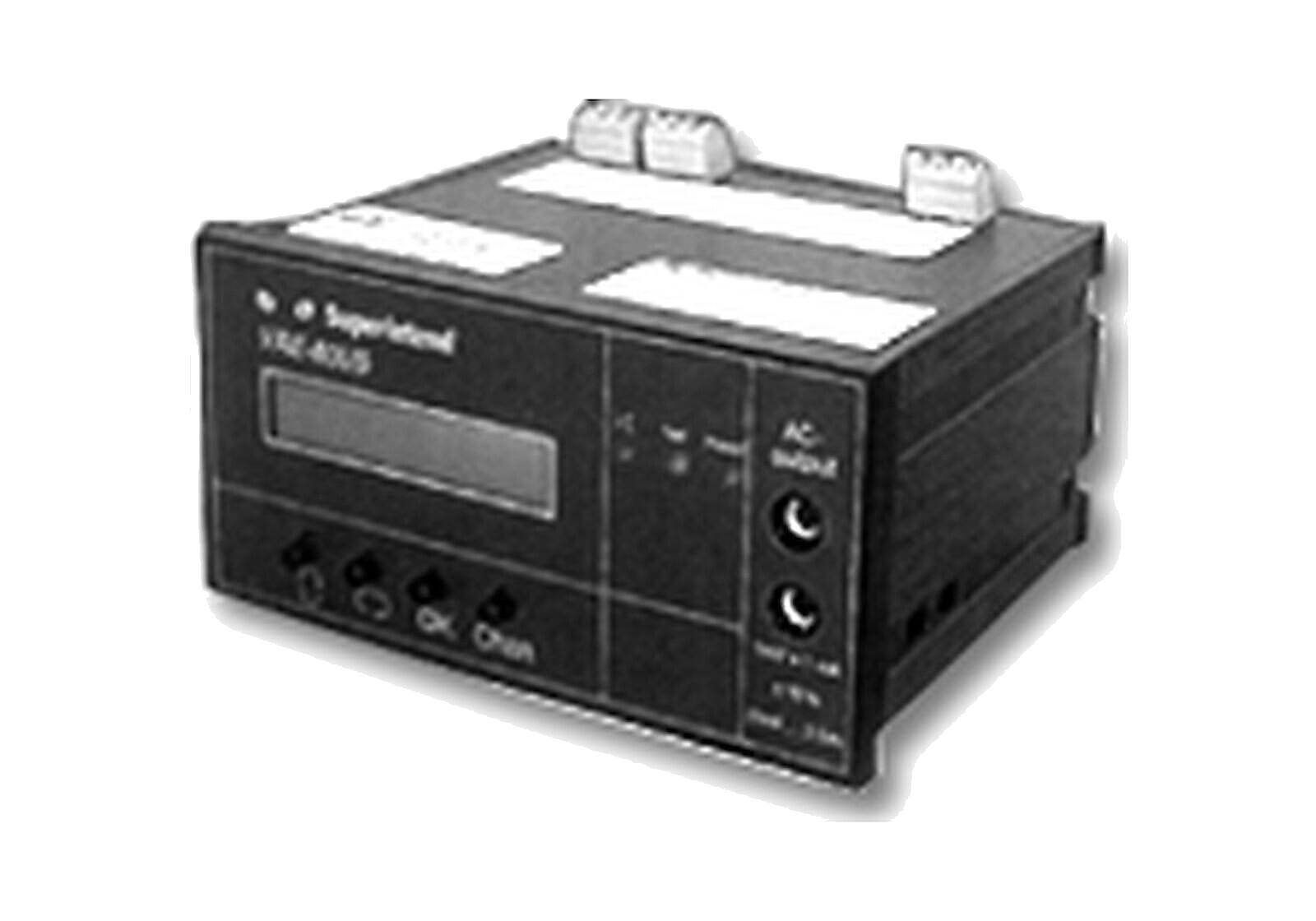 Superintend ground leakage monitor, panel-mount unit with display and keypad